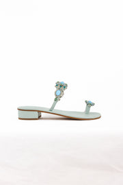 Emanuela Caruso Capri Sandal in Turquoise