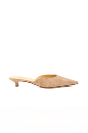 FRANCESCO RUSSO HEEL MULE - CEST/CAMEL