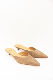 FRANCESCO RUSSO HEEL MULE - CEST/CAMEL