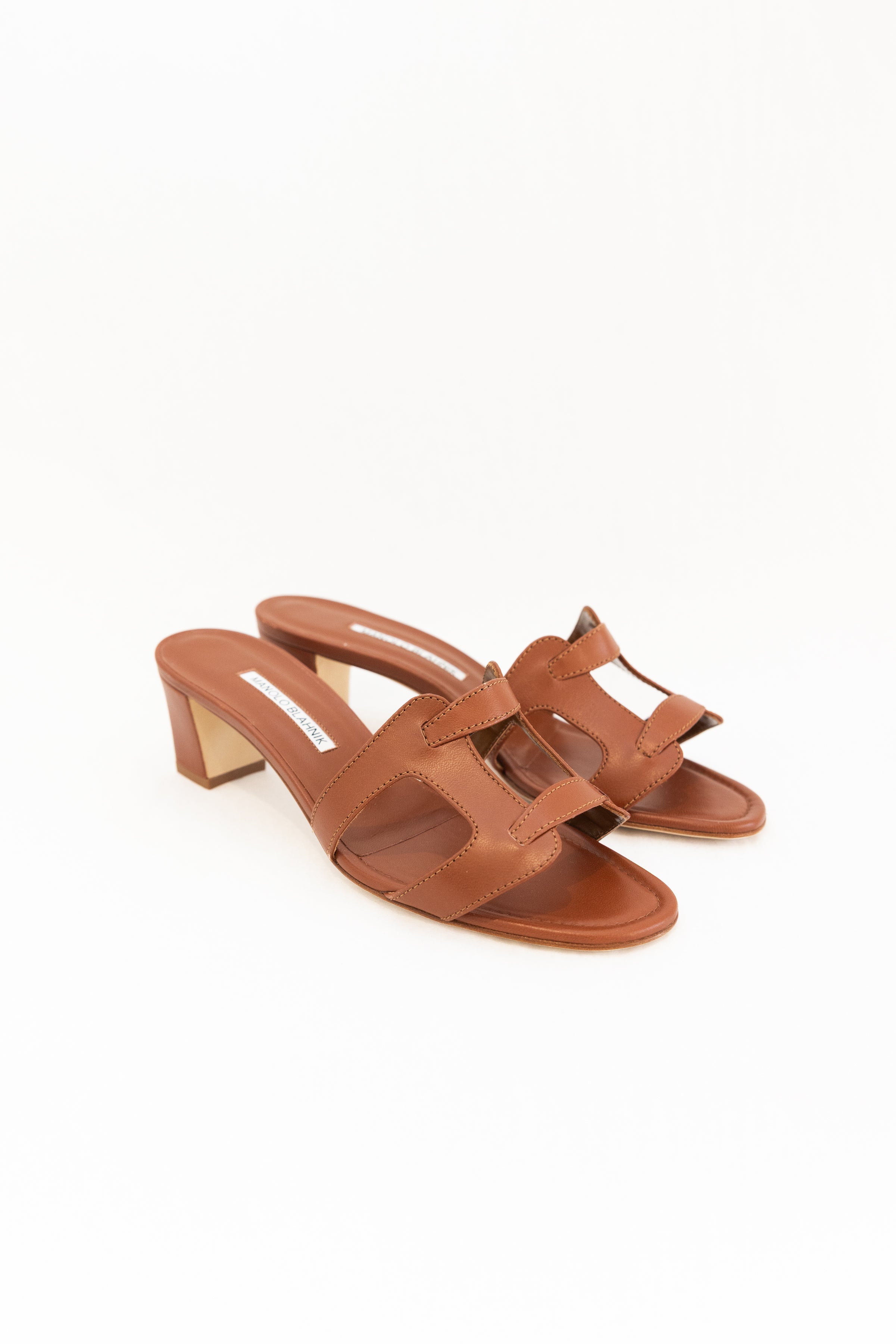 MANOLO BLAHNIK GRELLANU- MEDIUM BROWN