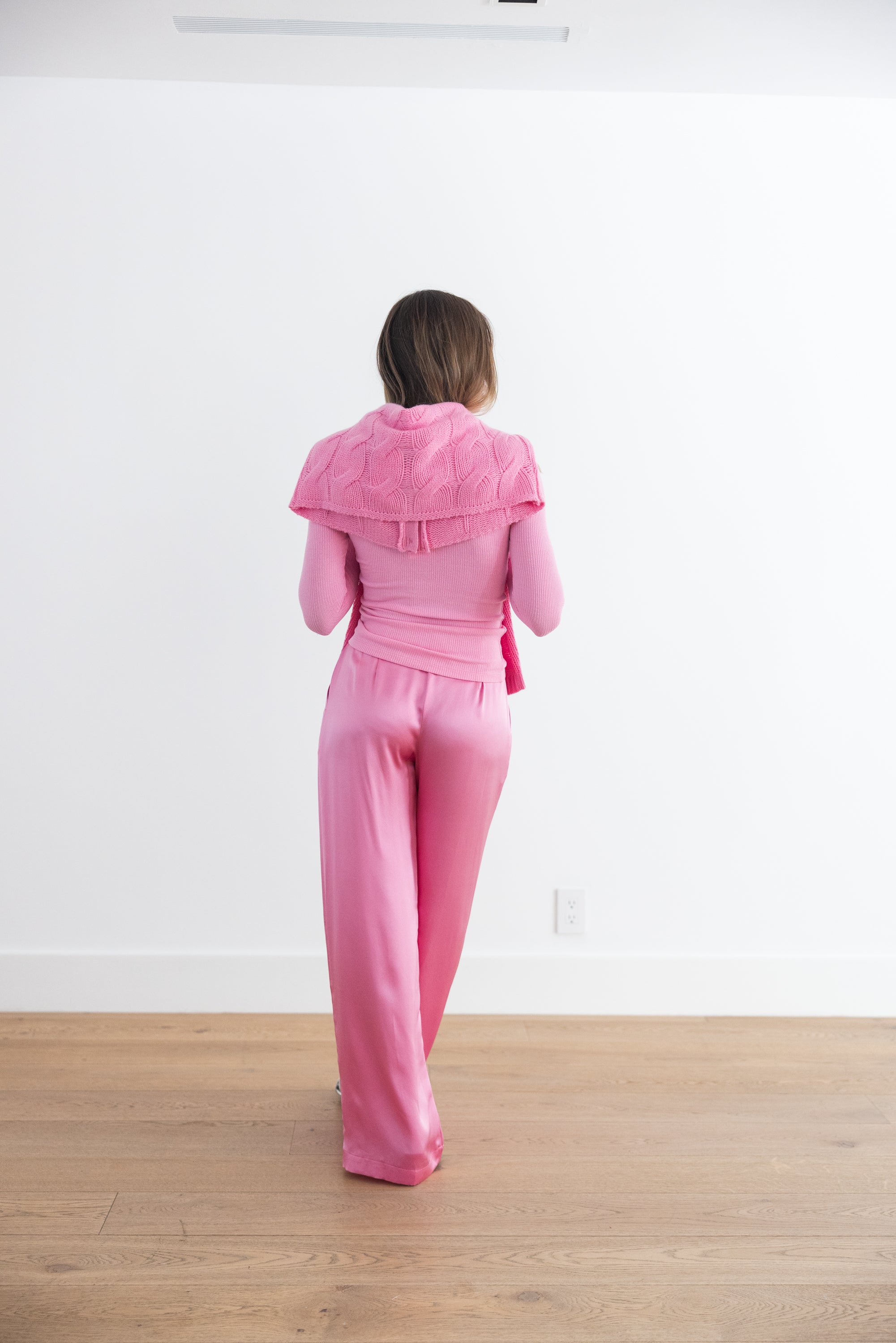 SABLYN SILK GEMMA PULL ON STRAIGHT LEG PANT - DAHLIA PINK