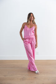 SABLYN GLORIA V-NECK BIAS CUT CAMI - DAHLIA PINK