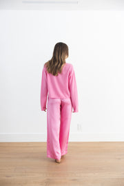 SABLYN LANCE CROPPED CASHMERE PULLOVER - DAHLIA PINK