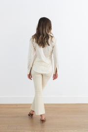 DF ITALIAN MADE COTTON JERSEY SHIRT - IVORY