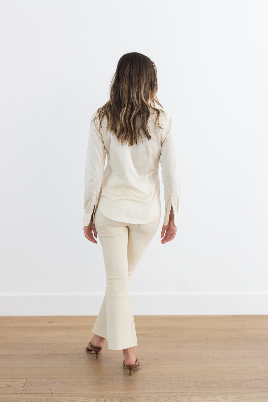 DF ITALIAN MADE COTTON JERSEY SHIRT - IVORY