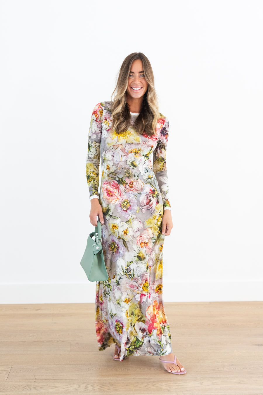 FALIERO SARTI FLORAL PRINT DRESS