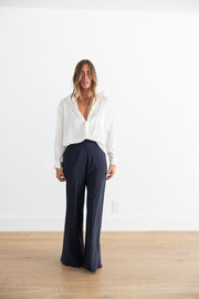 DF ITALIAN MADE SILK SHIRT - WHITE