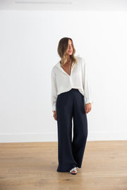 DF ITALIAN MADE SILK SHIRT - WHITE