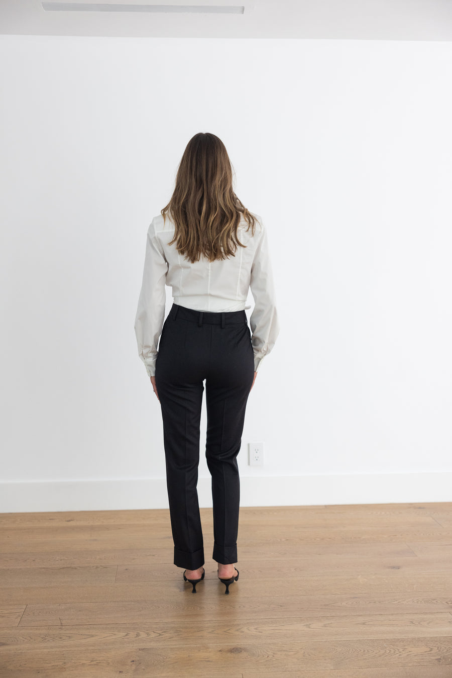 DF FINAMORE MARCELLA PANT - BLACK