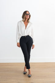 PAMELA HENSON PONY PANT - BLACK