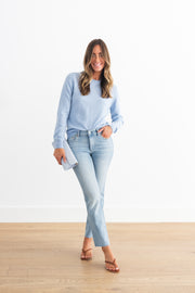 DL1961 MARA STRAIGHT ANKLE - OCEAN