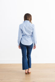 DL1961 BRIDGET BOOT HIGH RISE INSTASCULPT CROP - DEEP SAPPHIRE