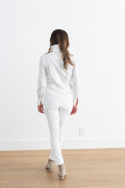 PAMELA HENSON SOHO PANT - WHITE-WHEAT