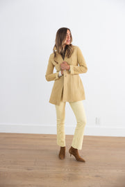 DF SUEDE REVERSIBLE JACKET - PANNA