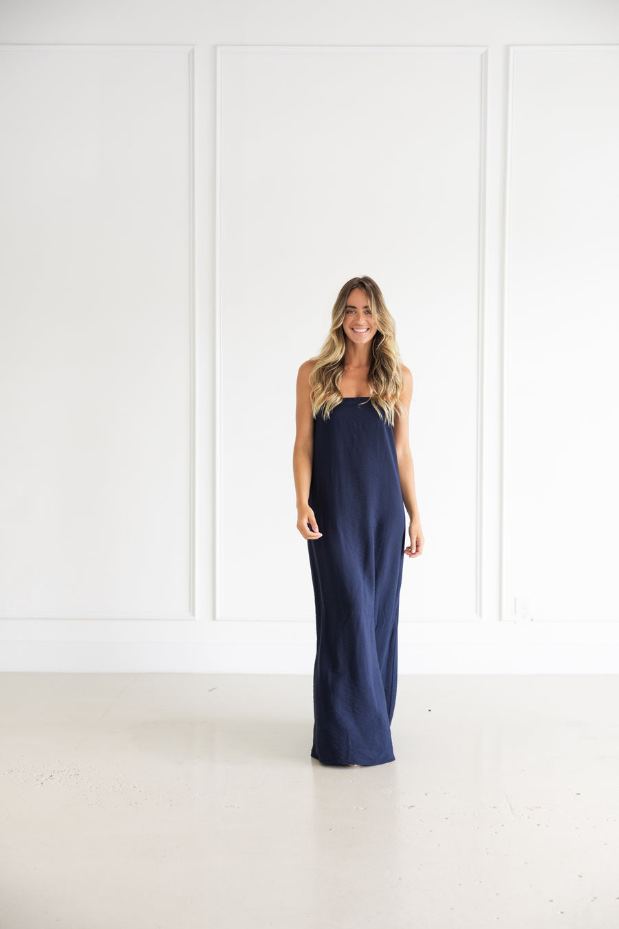 SABLYN ARDEN STRAPLESS MAXI DRESS - MIDNIGHT BLUE