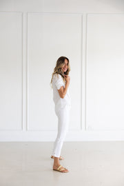 PAMELA HENSON PONY PANT - WHITE
