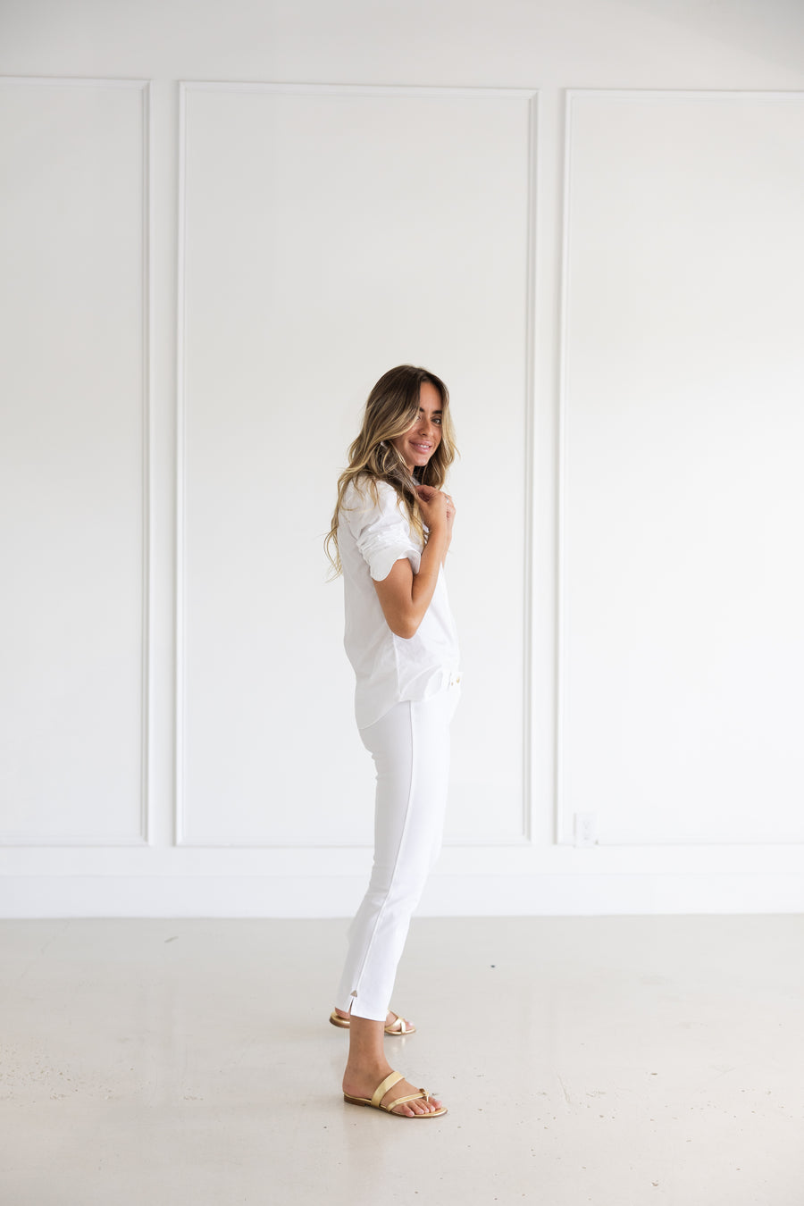 PAMELA HENSON PONY PANT - WHITE