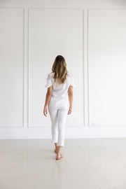 PAMELA HENSON PONY PANT - WHITE