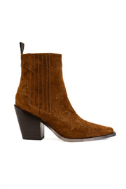 SARTORE PARIS PULL ON WITH FLAME 70MM HEEL ARABICA