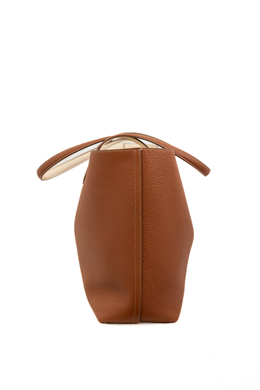 MICHINO RIVOLI BAG TAURILLON LEATHER - GOLD/IVORY