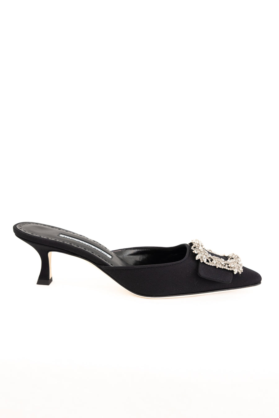 MANOLO  BLAHNIK  MAYSALE JEWEL - BLACK