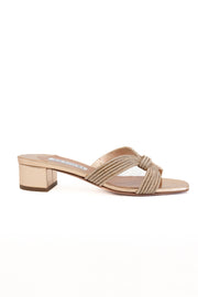 AQUAZZURA - CRYSTAL MUSE SANDAL 35