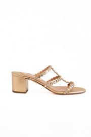 AQUAZZURA TEQUILA SANDAL 50MM - LIGHT COPPER