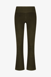 SPRWMN SUEDE ANKLE FLARE- LODEN