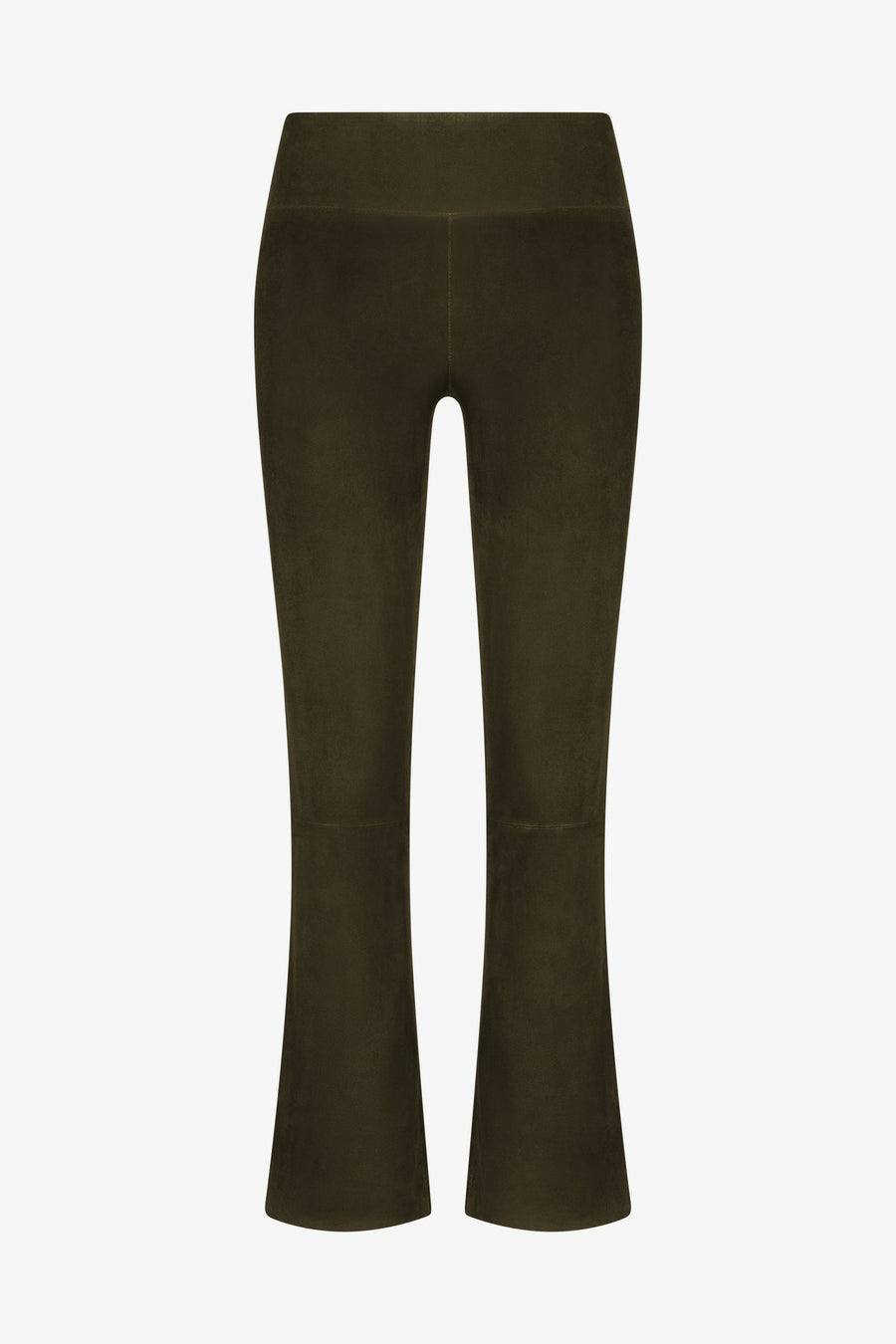 SPRWMN SUEDE ANKLE FLARE- LODEN