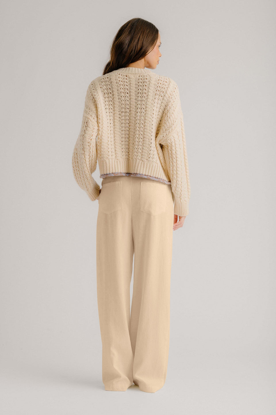 SABLYN GEMMA PULL ON STRAIGHT LEG PANT BUTTERCREAM