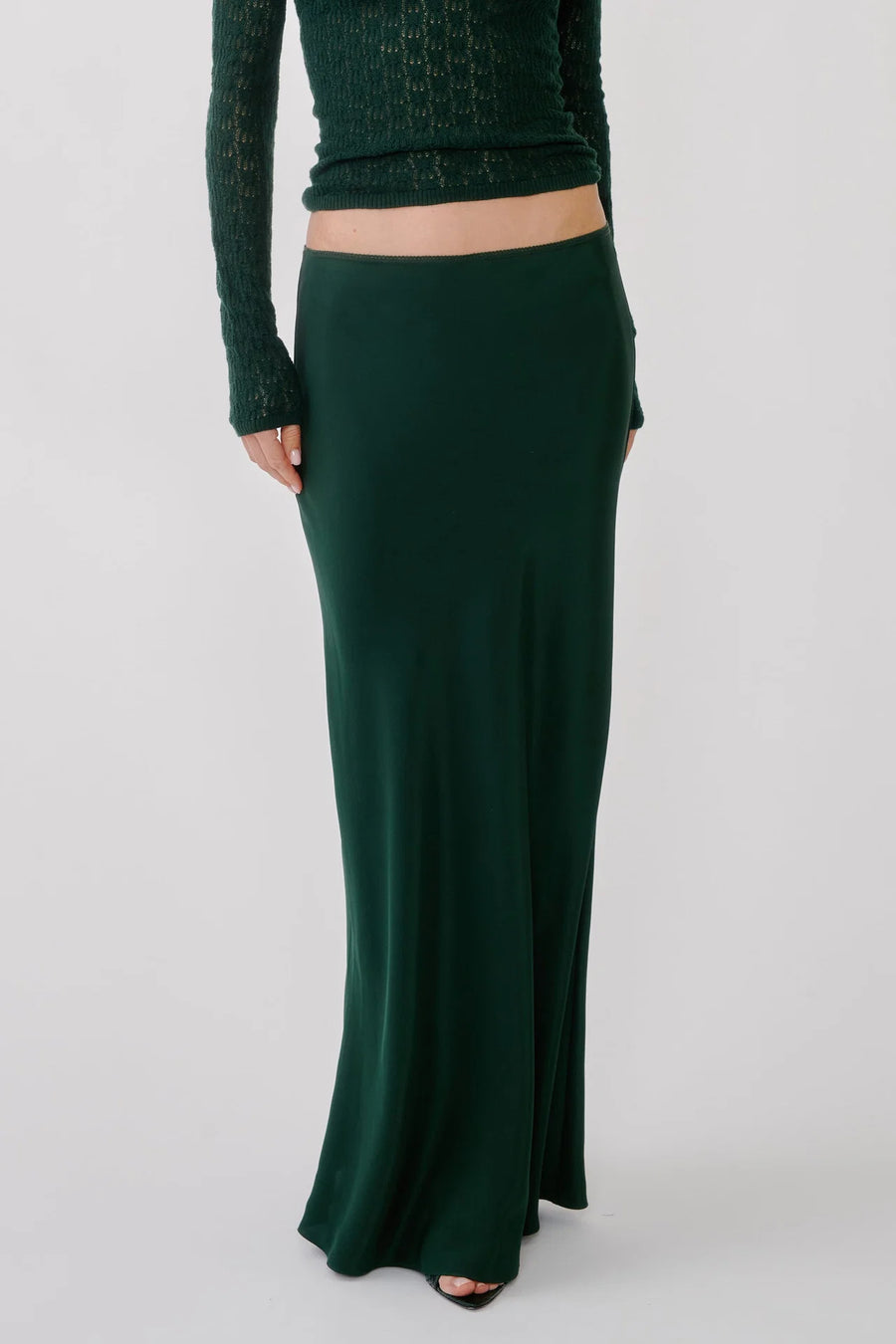 SABLYN GRACE MAXI SKIRT - HUNTER GREEN