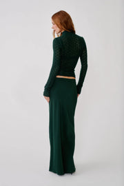 SABLYN GRACE MAXI SKIRT - HUNTER GREEN