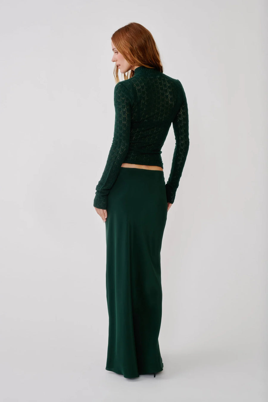 SABLYN GRACE MAXI SKIRT - HUNTER GREEN