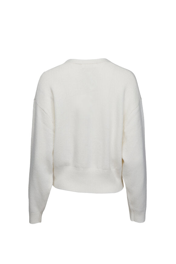 SABLYN KODA WRAP SWEATER - GARDENIA