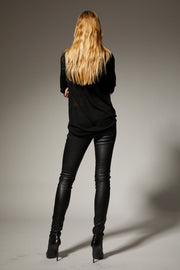 SPRWMN CARA SKINNY TROUSERS - BLACK