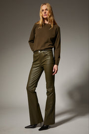 SPRWMN 5 PKT MICRO FLARE - OLIVE