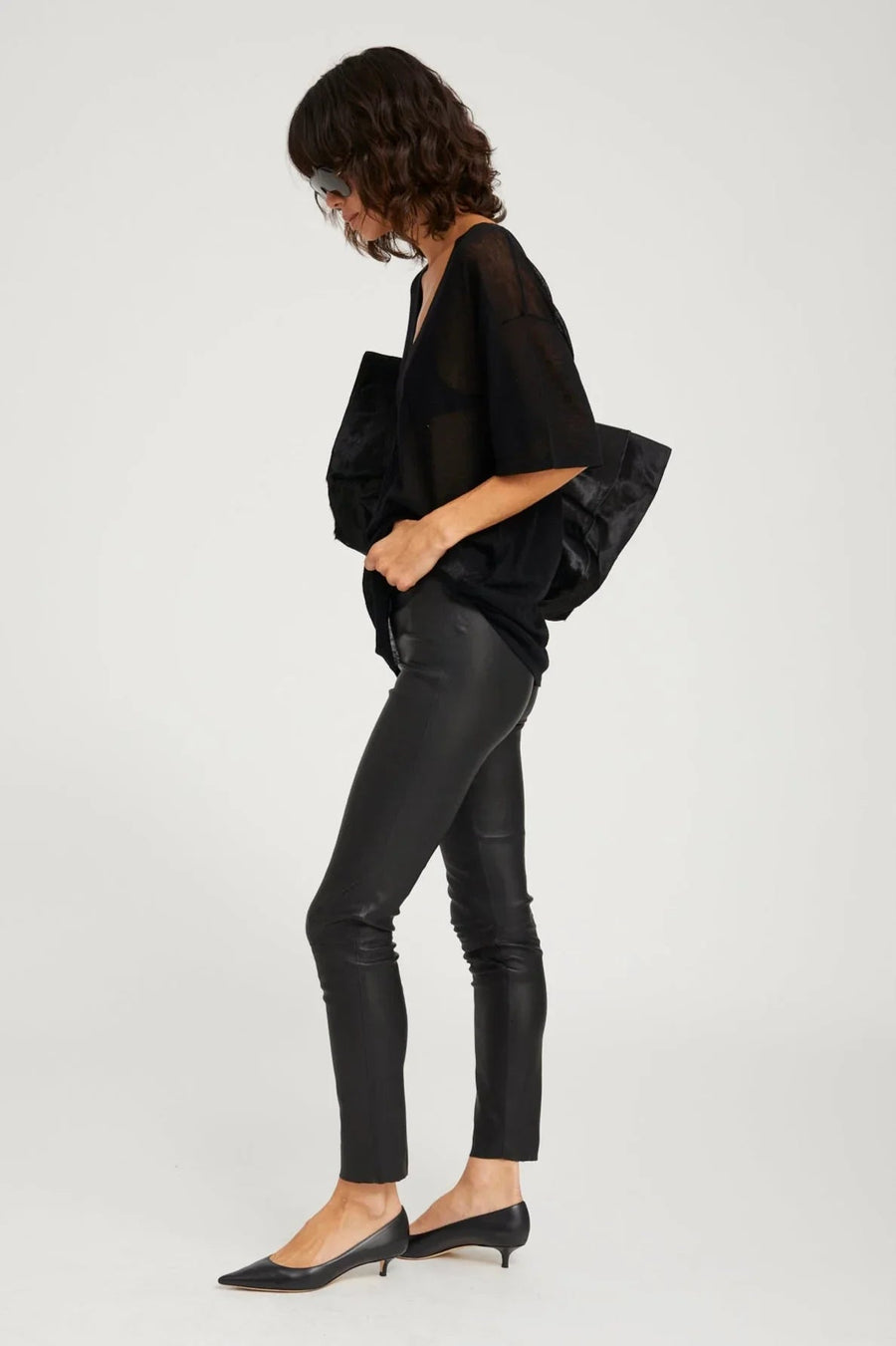 SPRWMN ANKLE STRAIGHT - BLACK