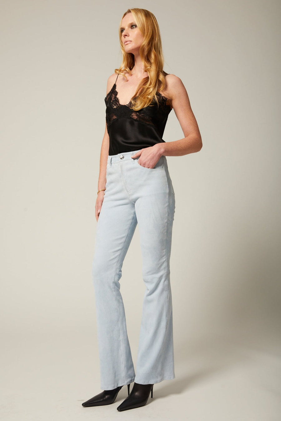 SPRWMN 5 POCKET MICRO FLARE - BABY BLUE