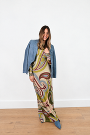 LEONARD PARIS LUMI ROMEO DRESS - MULTI