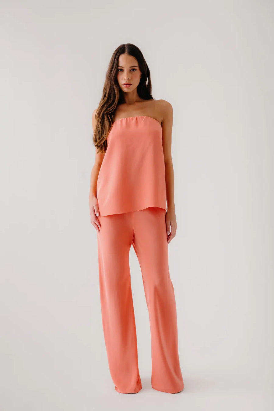 SABLYN NAOMI BIAS CUT PULL ON PANT - MELON