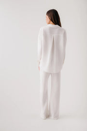 SABLYN NAOMI BIAS CUT PULL ON PANT - WHITE