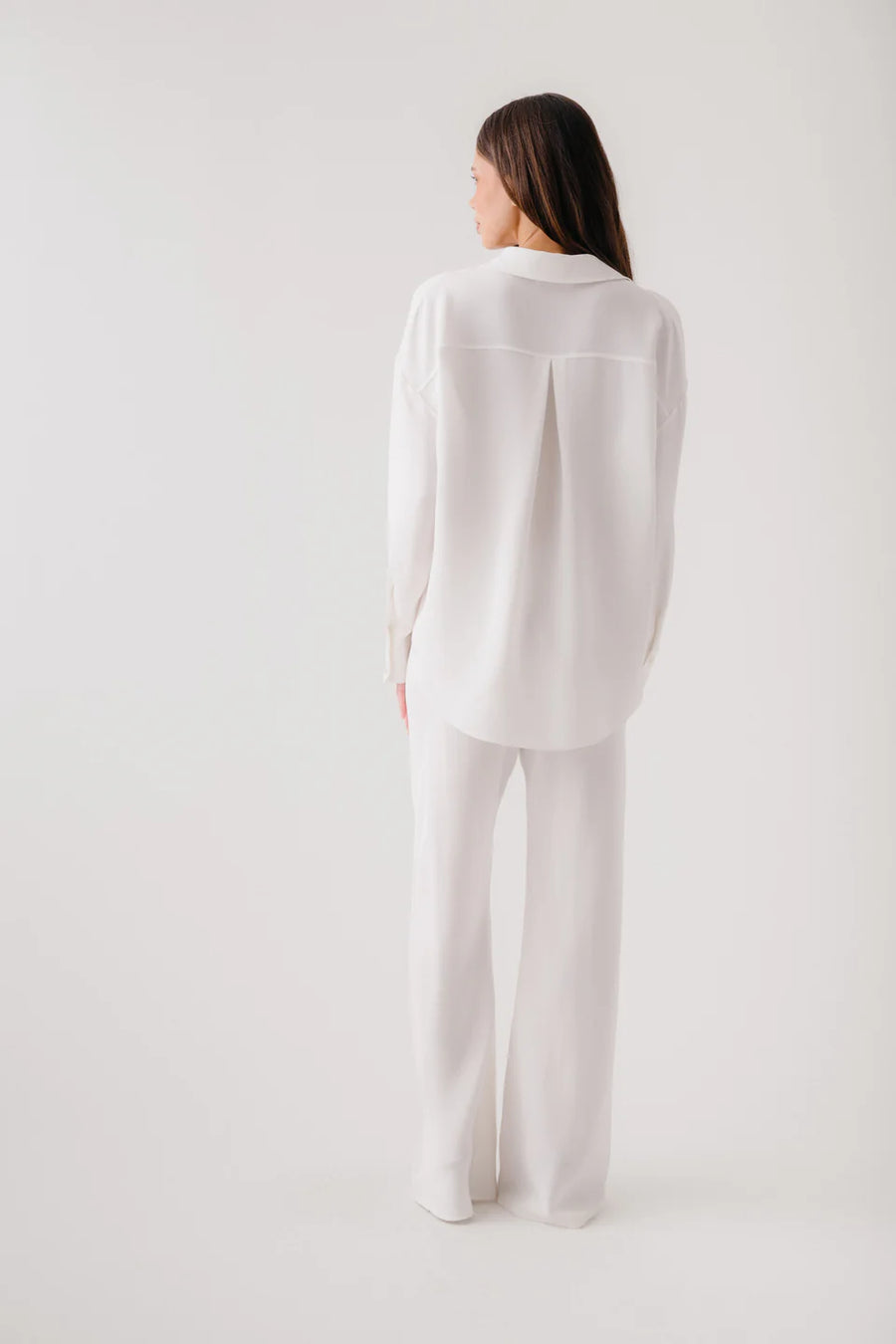 SABLYN NAOMI BIAS CUT PULL ON PANT - WHITE