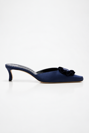 MANOLO BLAHNIK CAULON VISCONTI HYDRA - NAVY