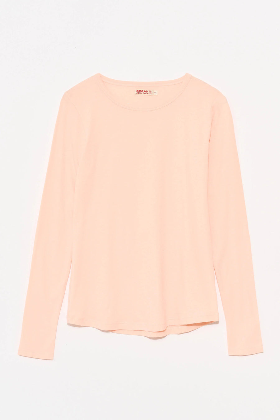 ORGANIC LONG SLEEVE TEE - PINK MIST