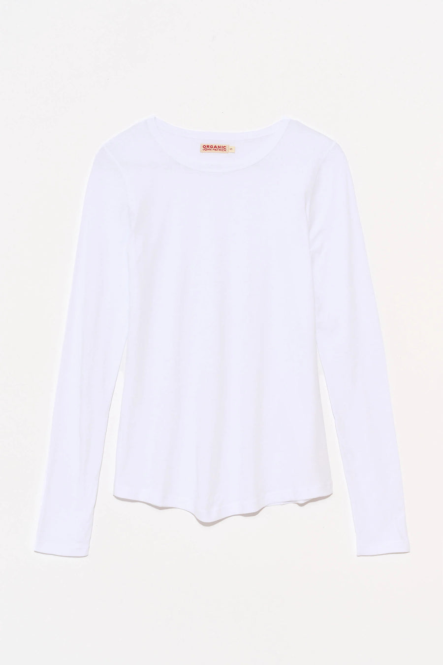 ORGANIC LONG SLEEVE TEE - WHITE