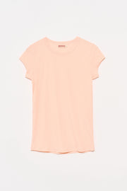 ORGANIC SHORT SLEEVE TEE - PINK MIST