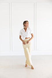 DF COTTON POPLIN SHIRT - WHITE