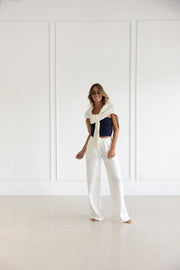 Sablyn Draped Strapless Top
