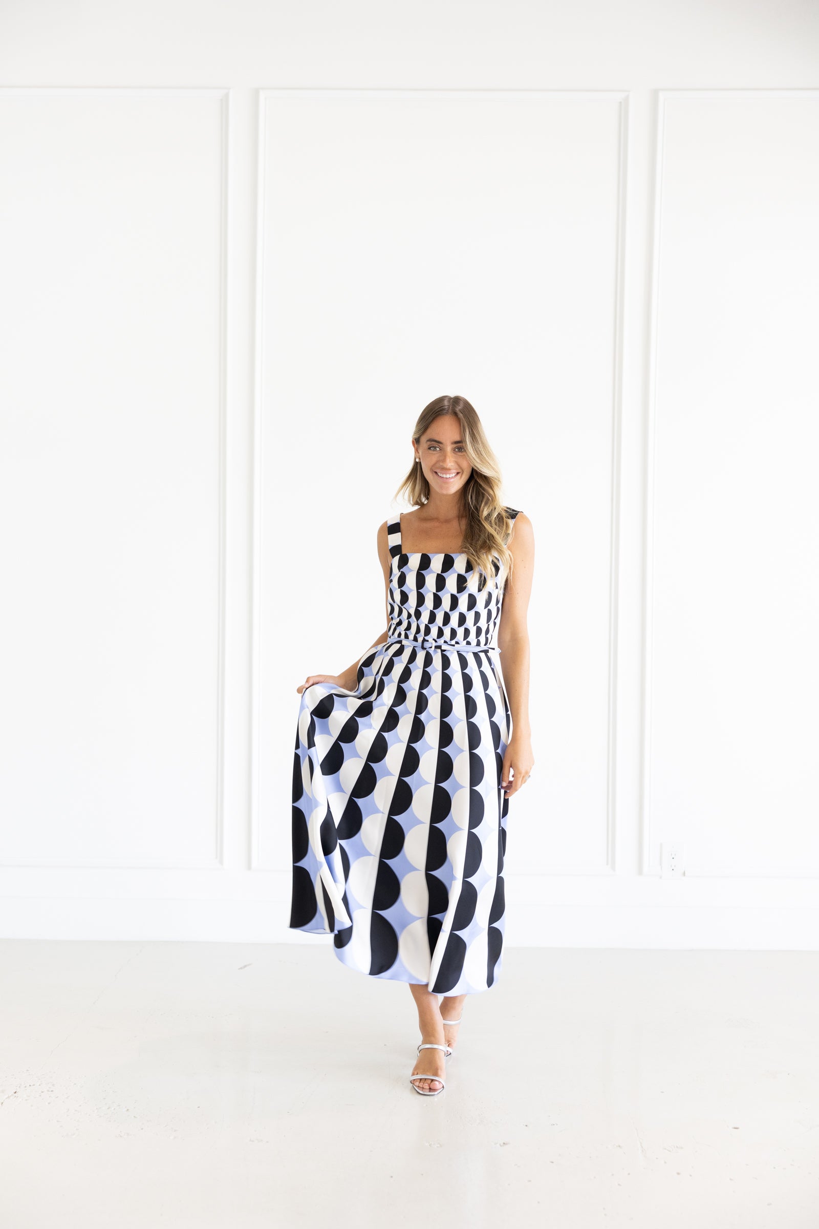 Oscar de la Renta Print Dress