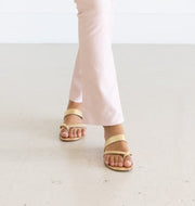 Manolo Blahnik Susa Sandal in Gold